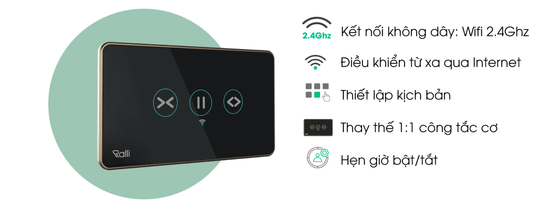 Công tắc rèm thông minh - POSOTEC